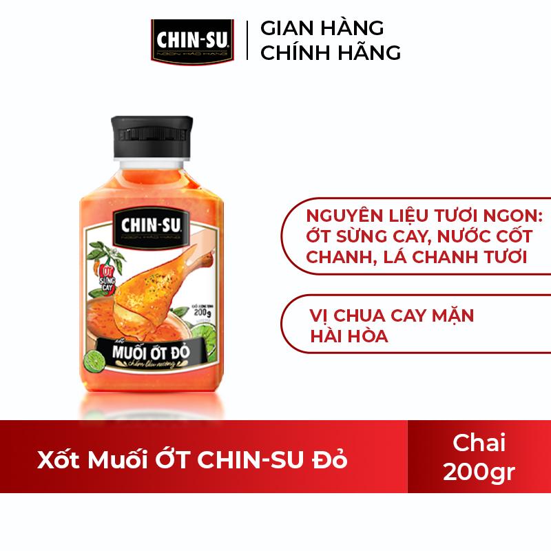 Combo tương ớt CHIN-SU 2KG và 1 xốt muối ớt xanh và 1 xốt muối ớt đỏ 200gr 5
