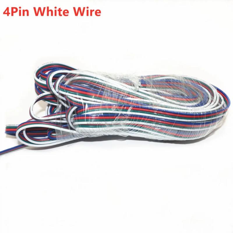 Product Introduction of 10meters 20meters 22awg 2pin 3pin 4pin 5pin 6pin Extension Electric Wire 5050 3528 RGB RGBW RGBWW RGBCCT LED Strip Extend Cable 21