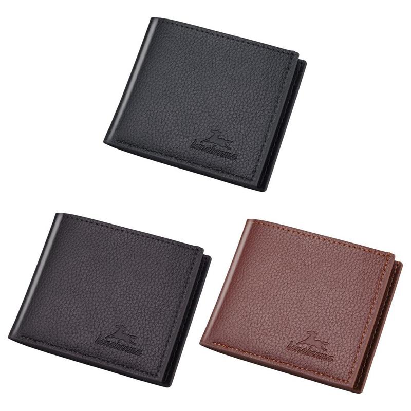 Product Introduction of Men's PU Leather Wallet Short Wallet Large-Capacity Card Holder Ultra-Thin Wallet Coin Purse 23