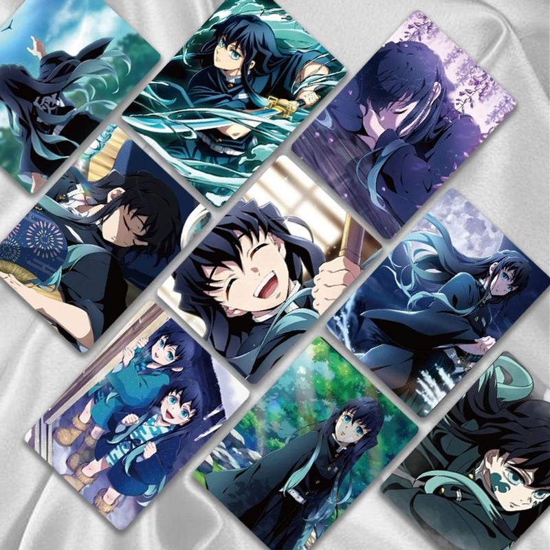 Set 50 Thẻ Ảnh Lomo Tokito Muichiro Card Hologram Kimetsu No Yaiba cực ngầu