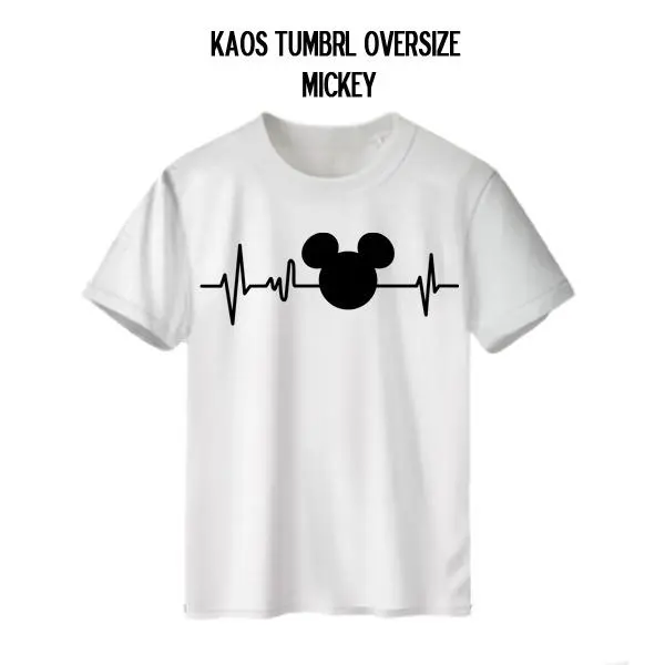 Kaos Couple Keluarga Kaos Family Ayah Ibu Anak Motif Heart Mickey Bahan Katun Combed 30s BY IMSTAR 2