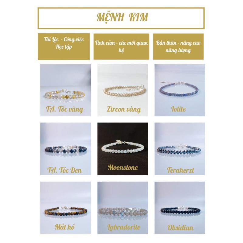 Vòng Tay Birthstone Đá Minisize De Luna 6