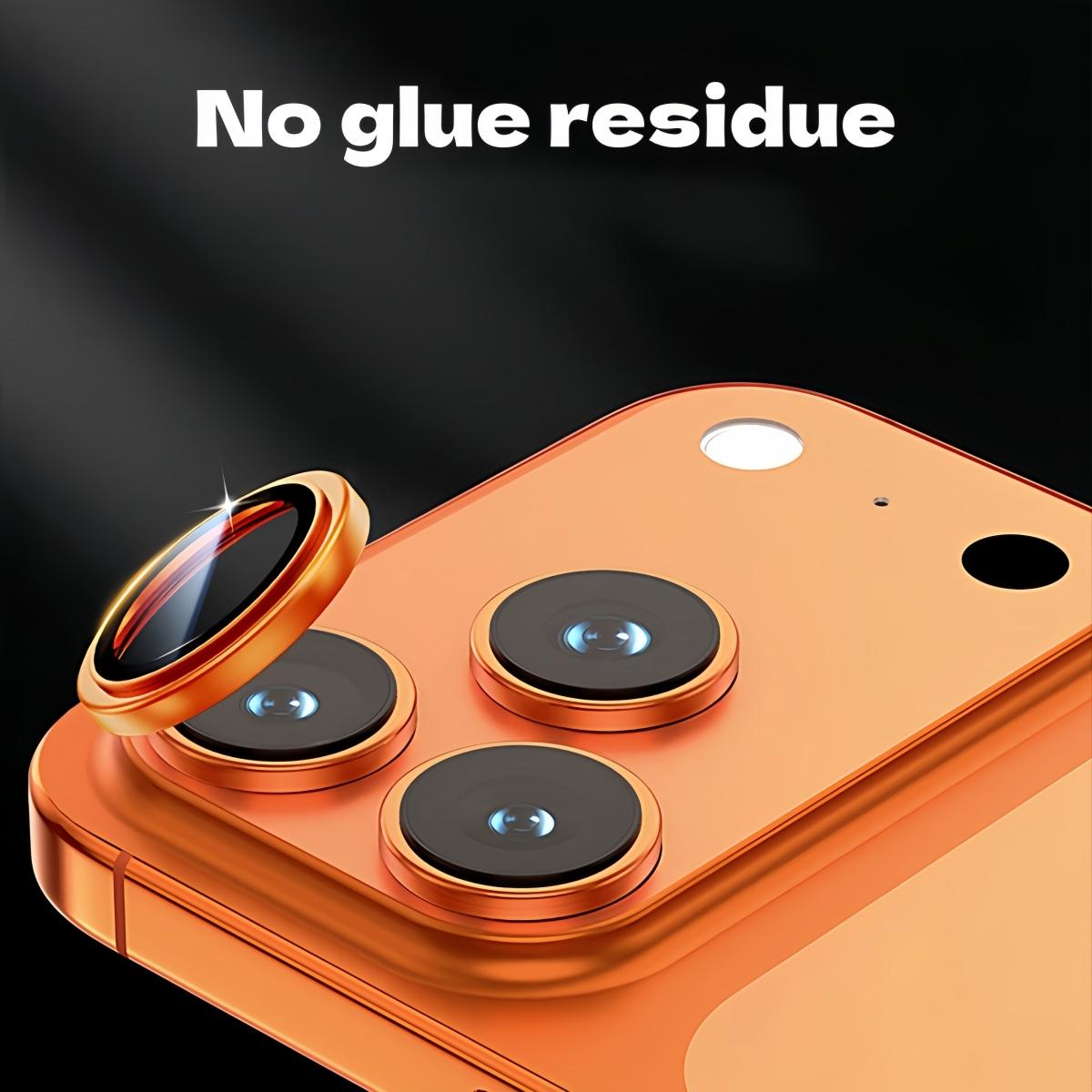 Luxury Cosmic Orange Color Pelindung lensa kamera for IPhone 17 Pro Max 17 Pro Air Metal Ring Camera Lens Protectors Glass Camera Lens