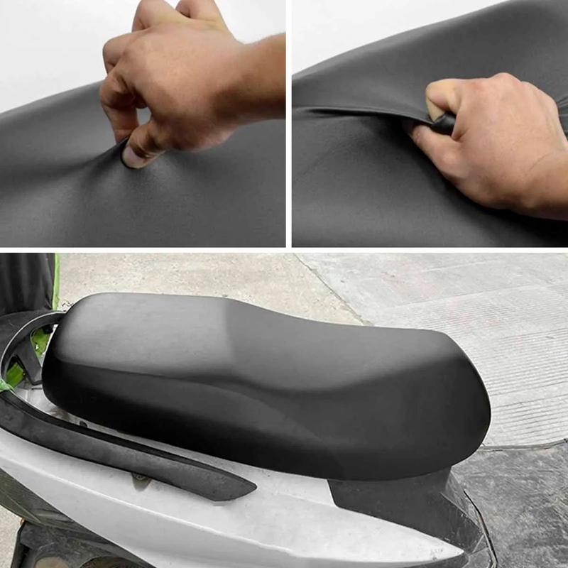 Vỏ Đệm Ghế Xe Máy, Chất Liệu Da PU, Vỏ Chống Nắng, Chống Thấm Nước, Co Giãn, Thích Hợp Cho Ghế Xe Máy, B 3