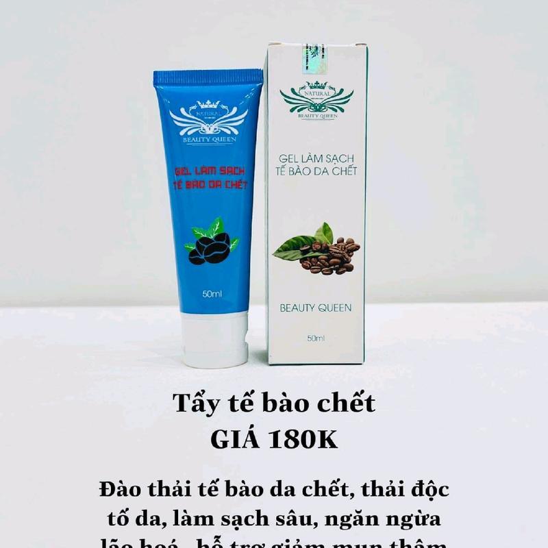 4 tuyp tẩy tế bào chết BEAUTY QUEEN Hữu cơ Hữu cơ Không chứa silicon Cấp nước