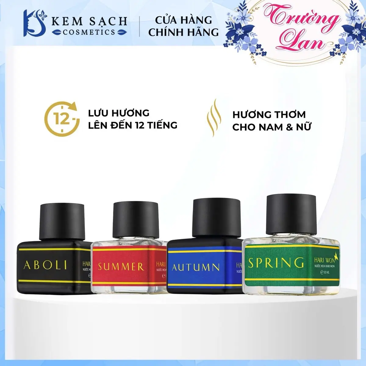 [ Mua 1 tặng 1] NƯỚC HOA CHẤM TINH DẦU THƠM 24tieng