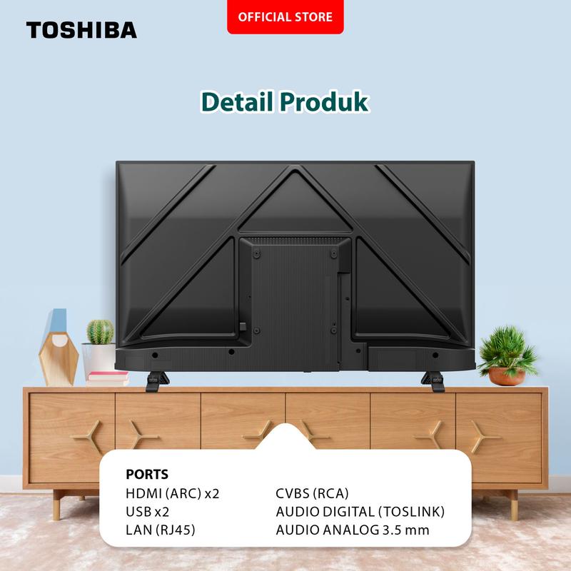 [Khusus Online] Toshiba TV 32" HD Smart TV-Wifi-Dolby Audio-Digital TV--Screen Sharing-YouTube-NETFLIX-HDMI-USB- 32E31KP tv 4