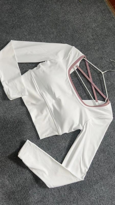 Product Introduction of Quần áo tập yoga, áo cao cấp, có Đệm Ngực, thích hợp để tập Pilates chuyên nghiệp, chạy, lưng đẹp, ngắn tay, áo Mặc Bên Ngoài 15