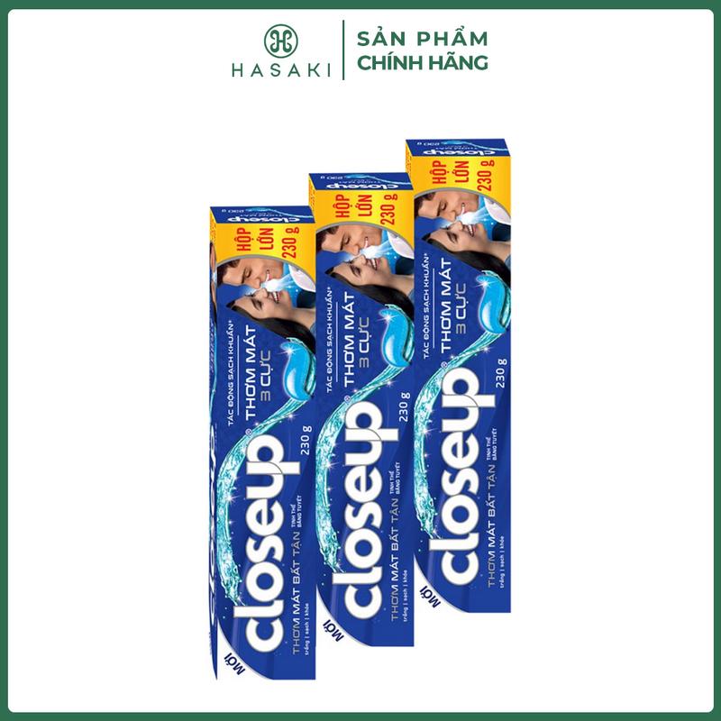  Combo 3 Kem Đánh Răng Closeup 230g | HASAKI BEAUTY 