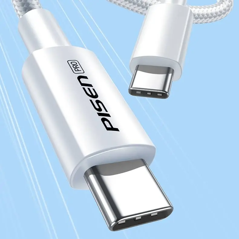 Dây Cáp PD C-C 3A / 60W Chính Hãng Pisen TC02 dùng tốt cho iPhone, iPad và Samsung Phụ Kiện Sạc Điện Thoại Usb Bộ Sạc Nhanh 7