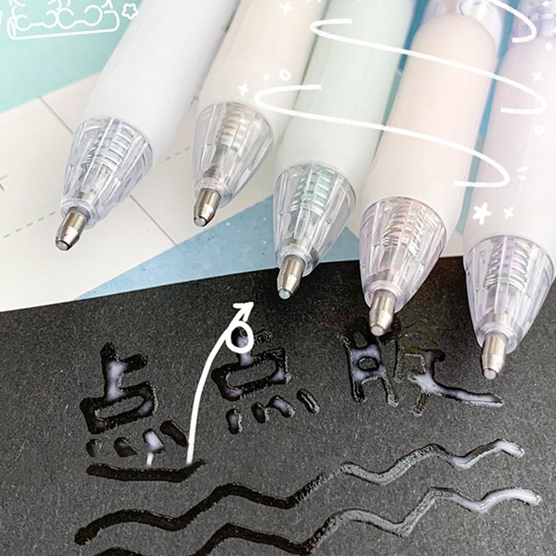 Quick Dry Dot Glue Pen Solid Glue Stick Pens Shape Candy Color High Viscosity Creative Students Stationery 7