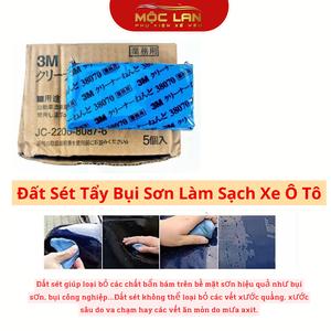 Đất Sét Tẩy Bụi Sơn Làm Sạch Xe Ô Tô , Tẩy Bụi Sơn Xe Siêu Dẻo Không Gây Xước Xe ,Tái Sử Dụng