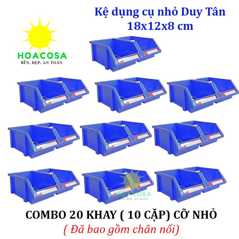 Combo 20 Khay Nhựa Đựng Ốc Vít, Linh Kiện, Bu Lông Loại Nhỏ Duy Tân-18x12x8 cm, Nhỏ Gọn, Cứng Cáp, Tiện Dụng- Đồ Gia Dụng Hoacosa