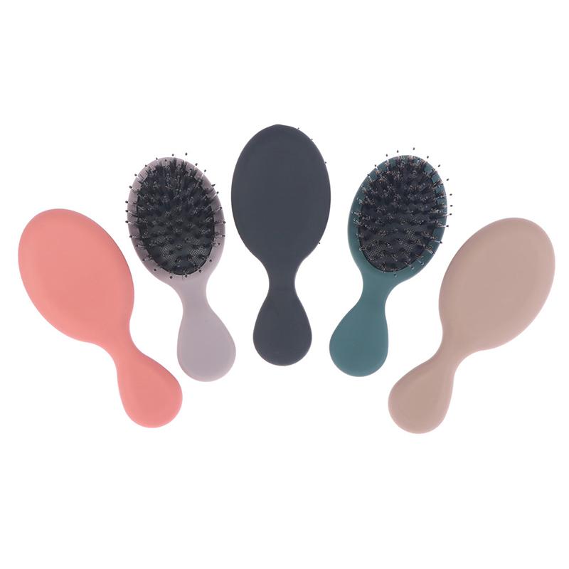 Product Introduction of Women's Hair Brush Comb Natural Boar Bristle Anti-static Hairbrush  Barber Brush 18