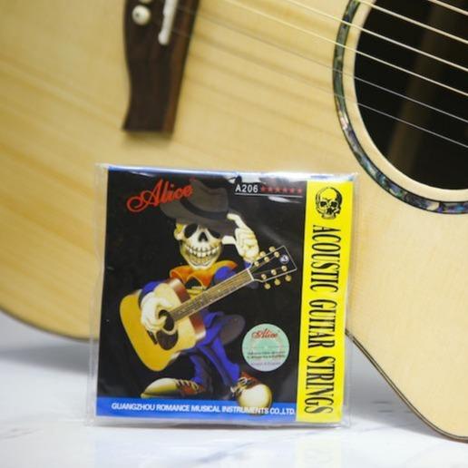 [ CHÍNH HÃNG ] Dây đàn Guitar Acoustic ALICE - AW436 - AW432 - A206 dây sắt - Guitar Sao Mai dây  guitar
