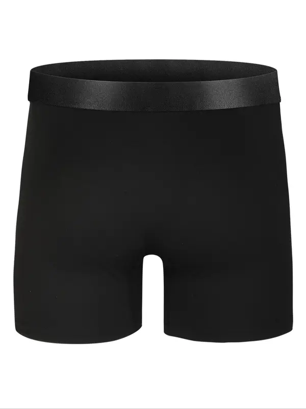 5/6/10 Counts, Men's Solid Color Letter Tape Boxer Brief, Casual Comfy Breathable Moisture Absorption Opening Crotch Underwear for Daily Wear, Boxers for Men, Mens Underwear for All Seasons 8