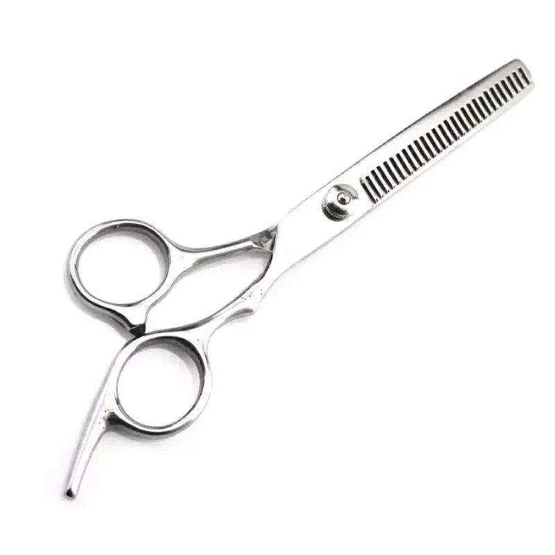 Gunting Potong Rambut Stainless Penipis Sasak Flat  Salon Barbershop Pangkas Rambut Steel 5