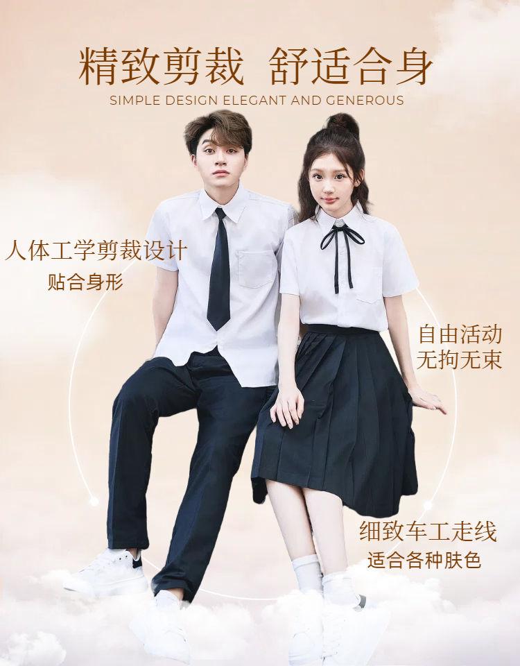 Product Introduction of British Academic Style Outfit - White Bow Blouse + Pleated Skirt Set (High School Choir Uniform, Graduation Performance Dress) 10