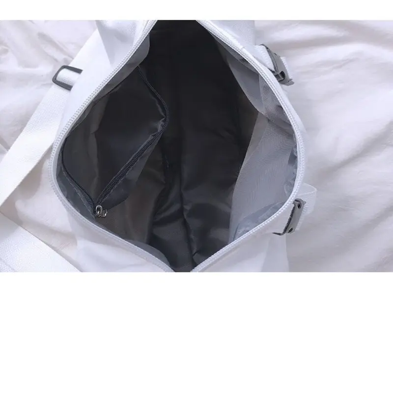 Túi Đeo Chéo, Chất Liệu Nylon, Màu Đen, Hàng Mới Về, Hình Vuông, Phong Cách Cổ Điển Có Khóa Kéo, Có Túi, Unisex, Thích Hợp Sử Dụng Hàng Ngày 2