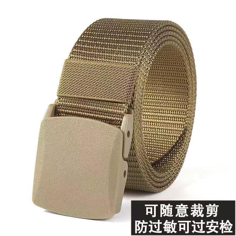 Thắt Lưng Chiến Thuật Nylon, Dành Cho Nam Giới, Chịu Lực, Thắt Lưng Vải Bố Gia Cố, Thích Hợp Cho Các Hoạt Động Ngoài Trời Và Huấn Luyện Quân Sự, Thắt Lưng Kiểm Tra An Ninh Tự Động, Không Gây Dị Ứng, Dây Thắt Lưng Bền, Thích Hợp Để Mặc Thường Ngày 8