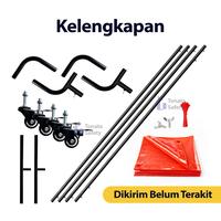 Gambar Tirai Las Merah Dengan Bingkai / Welding Curtain / Ukuran 1.74 m x 1.74 m / Tirai Pelindung Area Pengelasan / Welding Screen Safety Curtain / Pelindung Percikan Api Las dan Sinar UV / Cocok untuk Workshop, Bengkel Las / Material PVC dari Tonata Indonesia Kab. Tangerang 5 Tokopedia