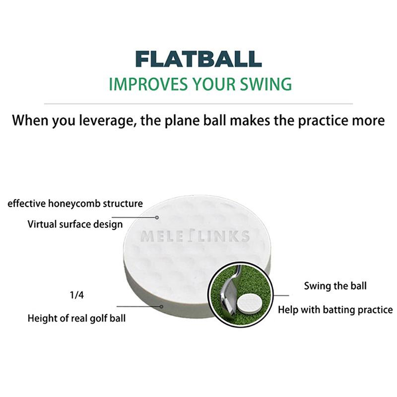 Bóng Phẳng Golf, Cầm Tay Và Nhẹ, Để Tập Swing Và Tập Luyện, Bóng Golf, Thích Hợp Cho Trong Nhà Và Ngoài Trời, Bóng Tập Golf 4