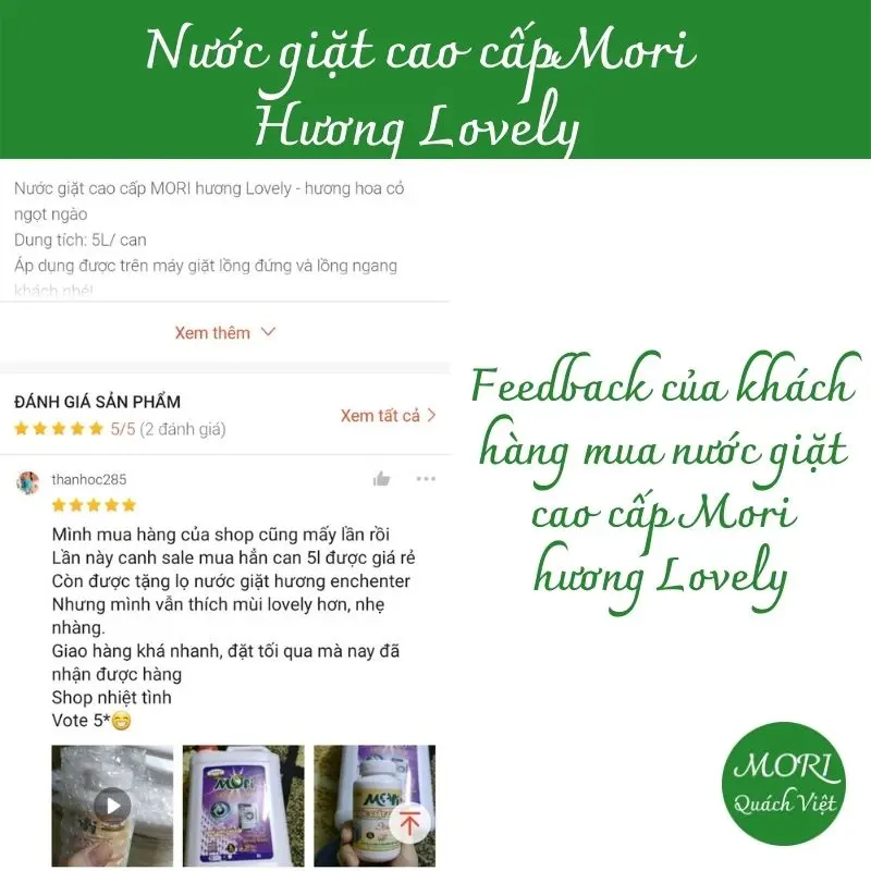 Nước giặt mori cao cấp có hương, can 10L 8