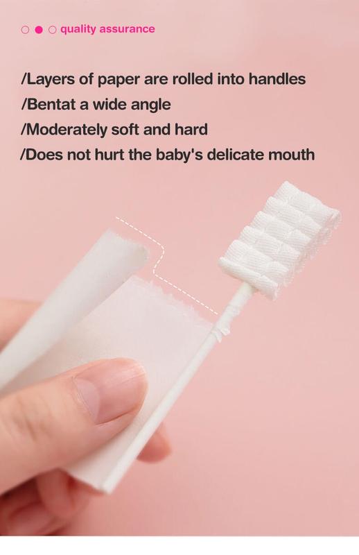 Product Introduction of Dr. Isla QJ02 Baby Tongue Scraper Newborn Toothbrush Infant Oral Cleaning Cotton Swab Children Tong 35