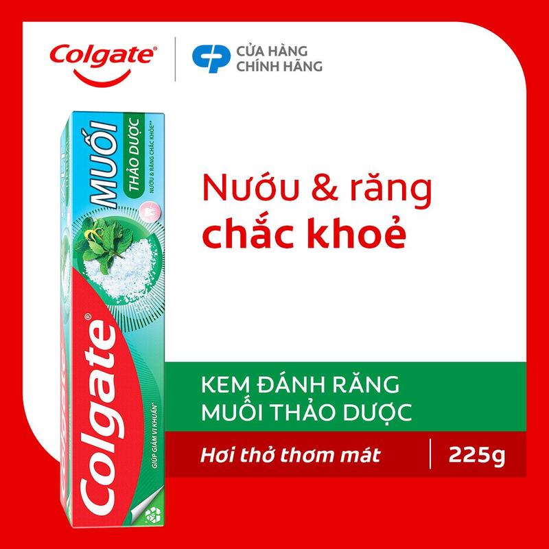 Kem đánh răng Colgate Muối Thảo Dược Herbal Salt 225g tuýp