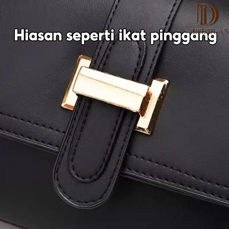 Tas selempang / sling bag / shoulder bag / tas wanita Kanvas Polos Slingbag 5