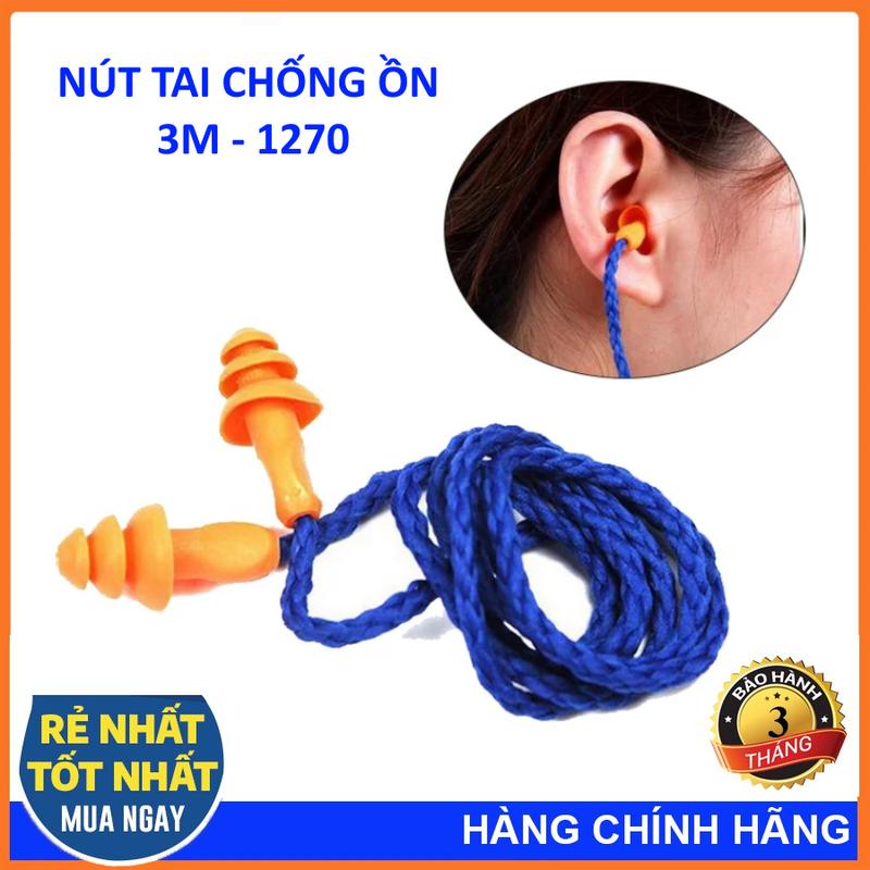 Product Introduction of NÚT TAI CHỐNG ỒN 3M 1270 , NÚT BẢO VỆ TAI CHỐNG ỒN GIẢM TÁC ĐỘNG TIẾNG ỒN, CHỐNG BỆNH NGHỀ NGHIỆP Nữ 1
