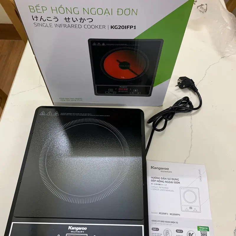 Bếp hồng ngoại KANGAROO KG20IFP1 [ CHÍNH HÃNG - BH ĐIỆN TỬ 1 NĂM] ==> Nấu được tất cả các loại nồi Bếp Từ Bếp Điện 2