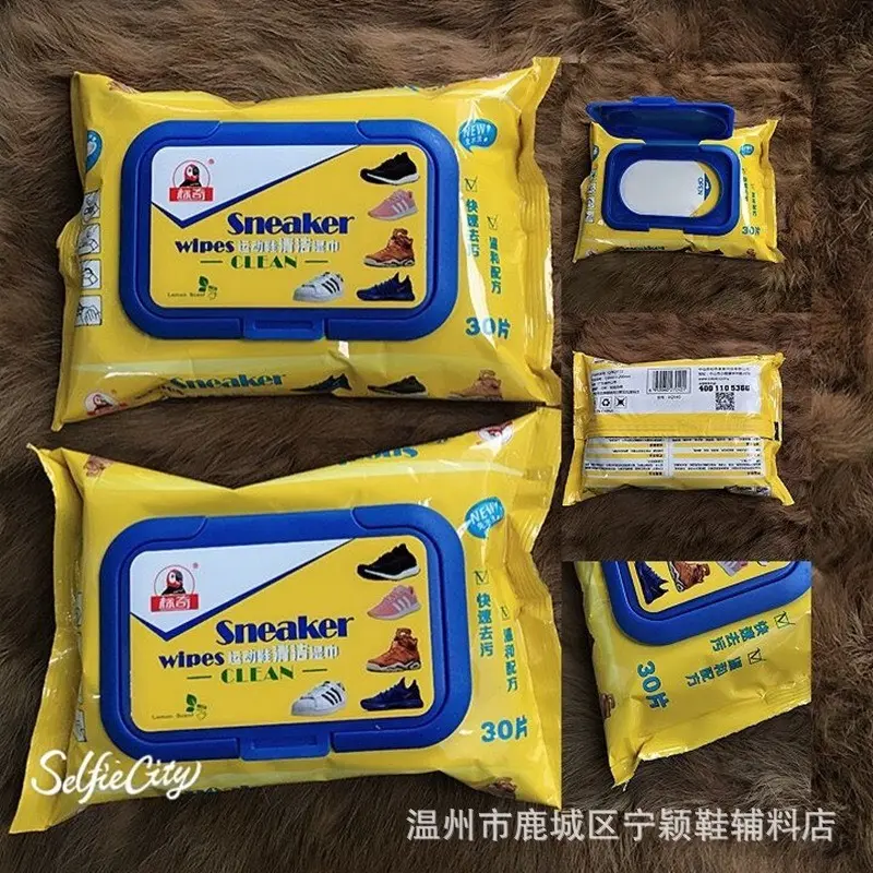 Khăn lau giày snacker, giấy ướt lau túi xách giày dép, vệ sinh giày túi xách balo tiện lợi 7