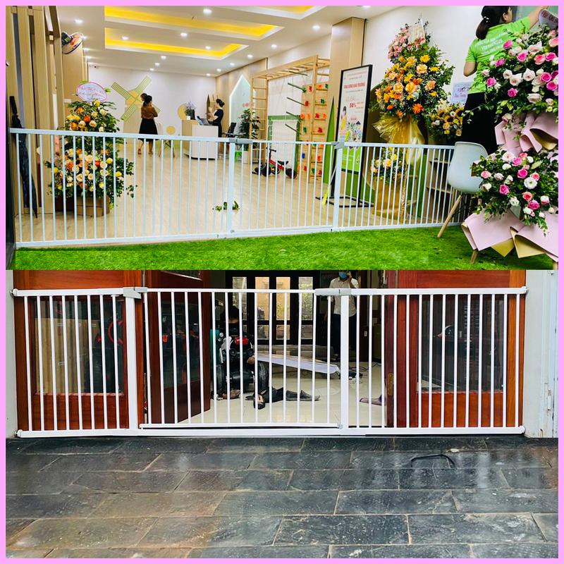 Thanh chắn cửa thanh chắn cầu thang phiên bản mới không cần khoan đục tường