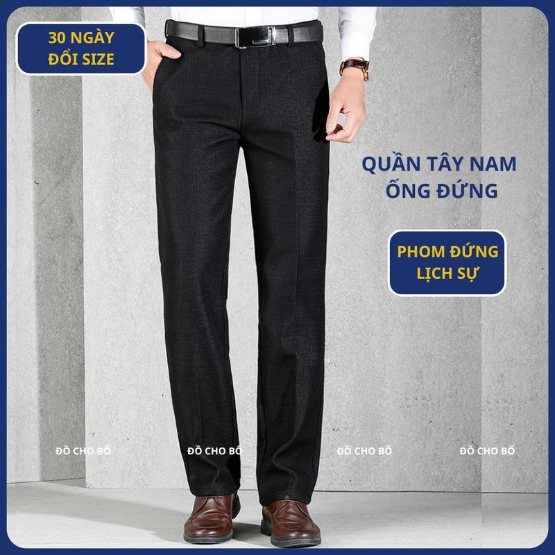 Quần âu nam trung niên, quần tây nam trung niên Menswear Pants Có Túi