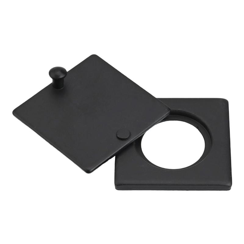 Square Peephole Cover Door Viewer Peephole Security Cap Kit Tape Install 8