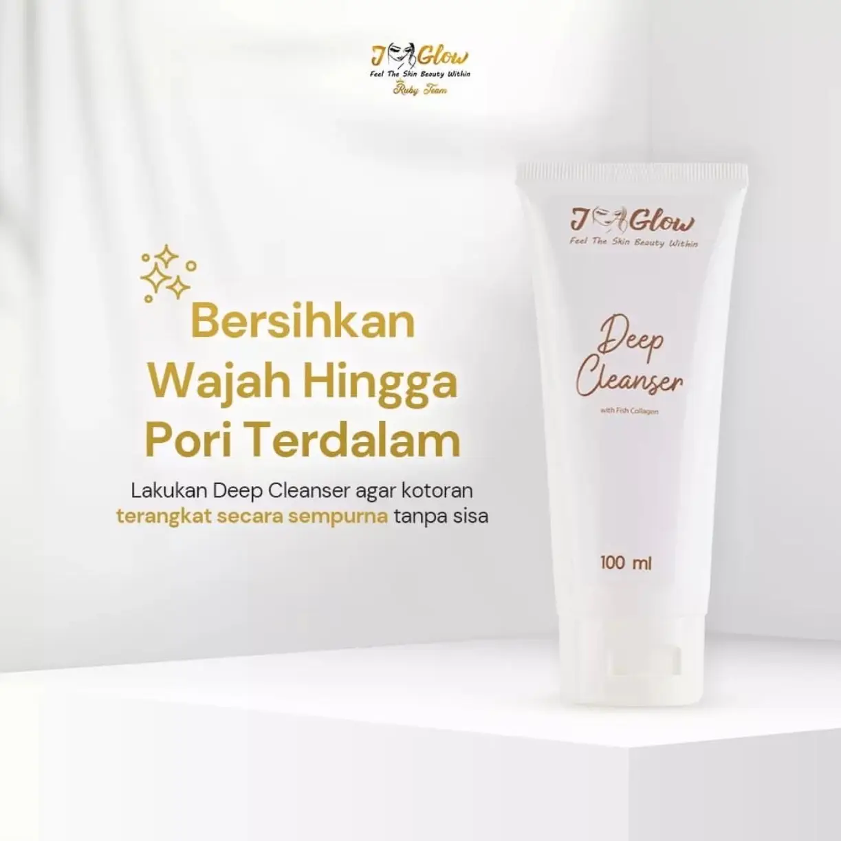 deep cleanser / milk cleanser jglow Semua Jenis Kulit