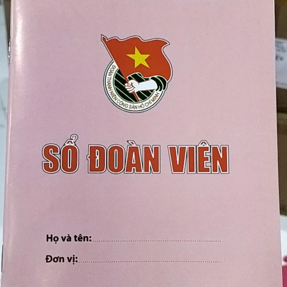 50 quyển sổ đoàn viên thanh niên, sổ chuẩn đủ trang, giá bìa 10k