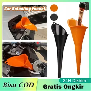 Corong Belalai Oil Wadah Corong Panjang Untuk Mengisi Air Oli Atau Bensin Motor Mobil Corong Oli Panjang Multifungsi
