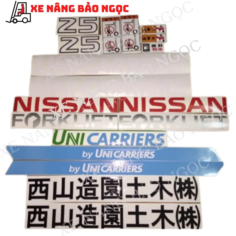 Tem, nhãn dán xe nâng các loại 3