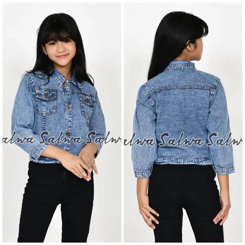 JAKET JEANS ANAK PEREMPUAN PITA BELAKANG 6