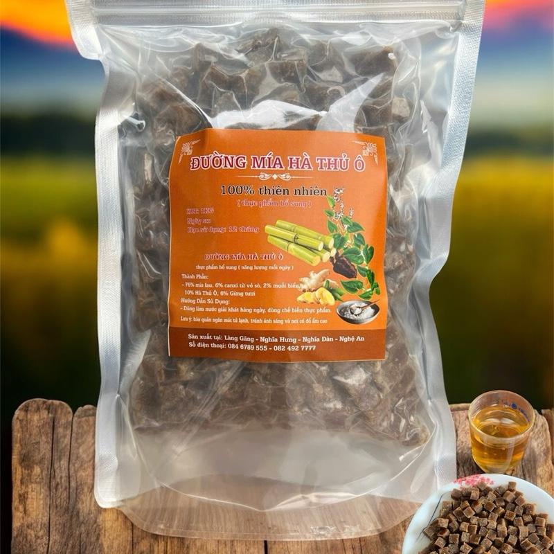 Đường Mía Hà Thủ Ô Combo 5kg Tặng 0.5kg đường mía hà thủ ô