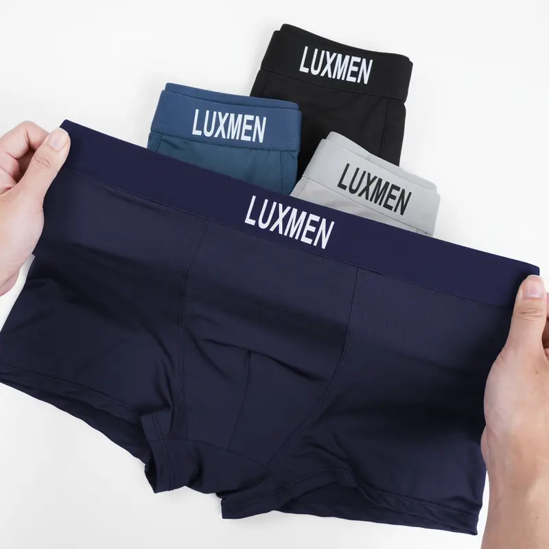 Combo 6 Quần Lót Nam Boxer Thun Lạnh Co Giãn Mềm Mát Kháng Khuẩn 4