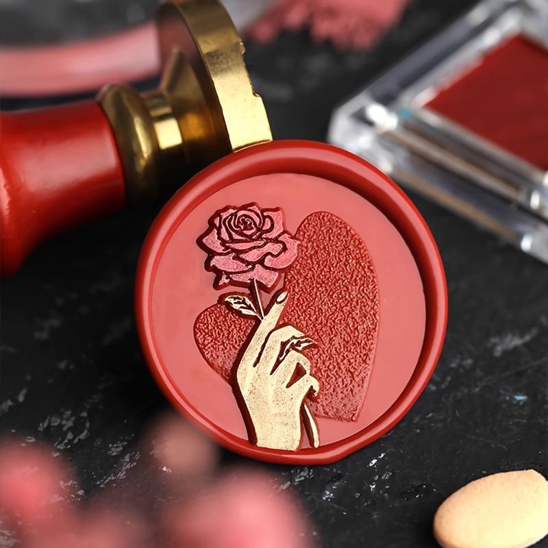 Wax Color Paste, 1 piece DIY Stamp Material, Wax Color Paste for Invitation Embossing Machine Mold Wax, Gift Packaging Envelope Sealing Decoration 4