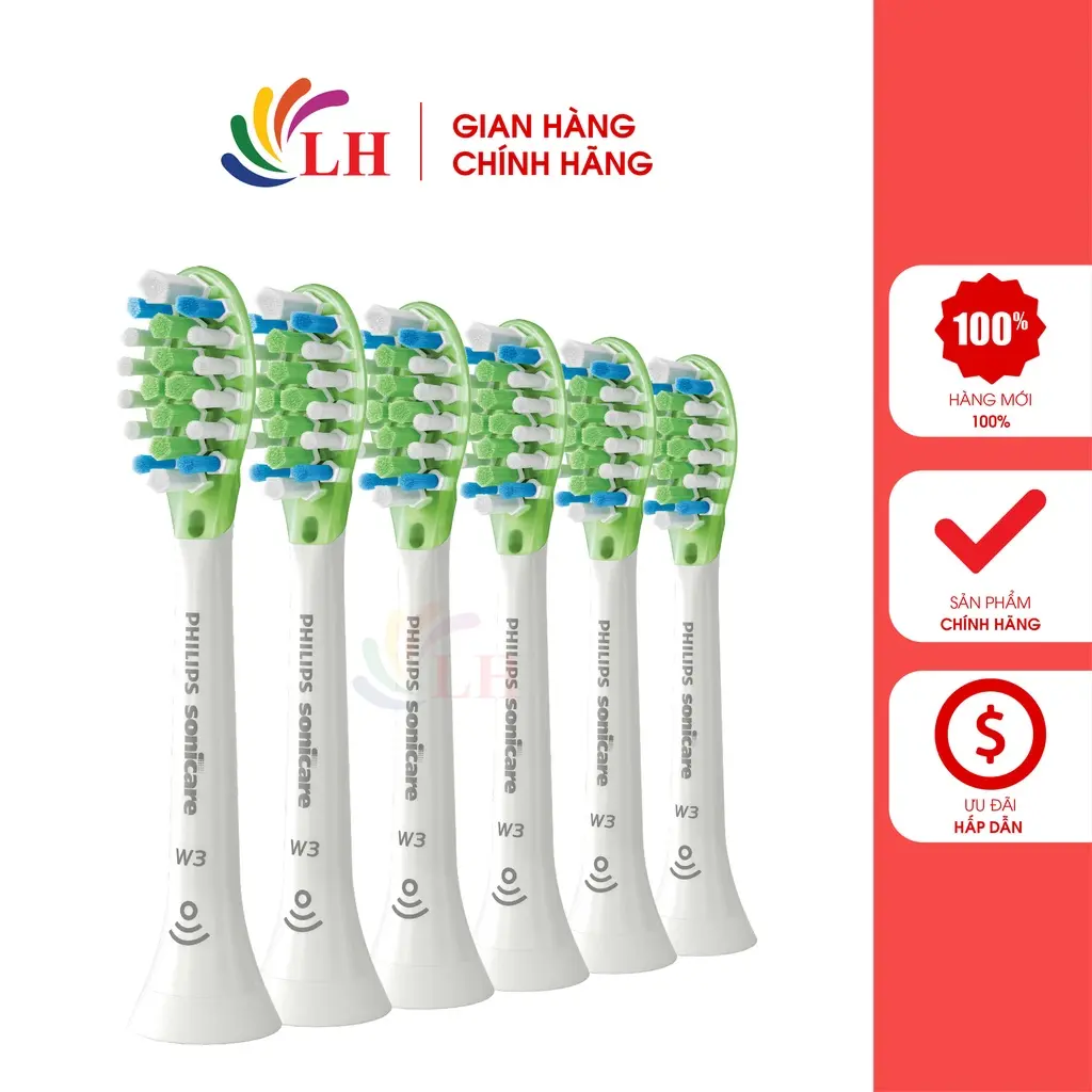 Đầu bàn chải thay thế bàn chải điện Philips Sonicare W3 Premium