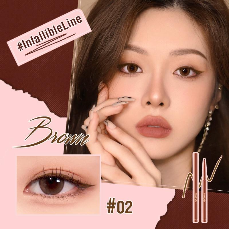 PINKFLASH PF-E13 Pro Touch Pencil Eyeliner High Pigmented Smudge-Proof Breakup-Proof Waterproof Long-Lasting 4