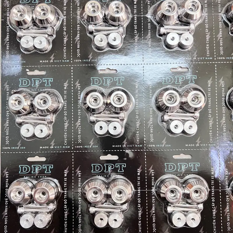 Gù tay lái 230gram inox 304 gắn cho tất cả dòng xe trừ tay ga đời mới Phụ Kiện Phụ Tùng 4