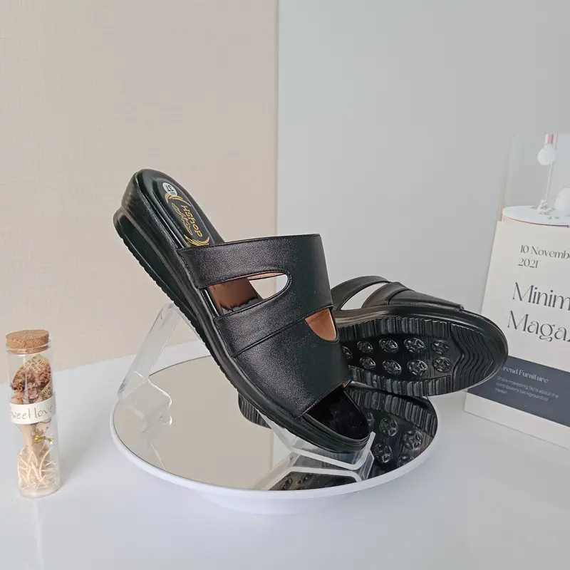 Dép nữ cao gót (có ảnh thật) Sandal 3 phân, 5 phân, 7 phân, 8 phân chất liệu bền đẹp mẫu khoét eo duyên dáng thoáng chân KH-11 DéP Shoes GiàY Nhung Jean 4