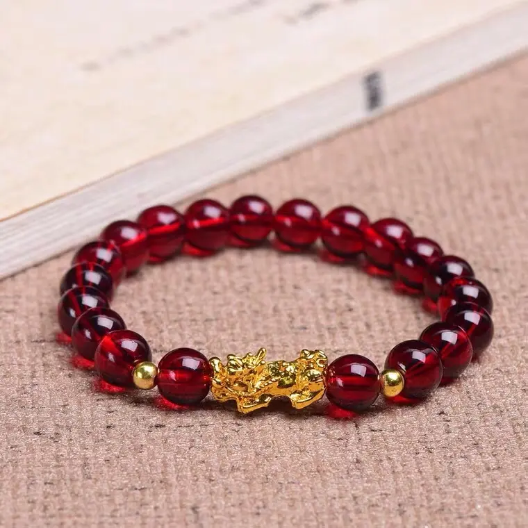 Gelang PIXIU Aksesoris Elegan untuk Meningkatkan Keberuntungan dan Kepercayaan Diri - Hadiah, Karet 5