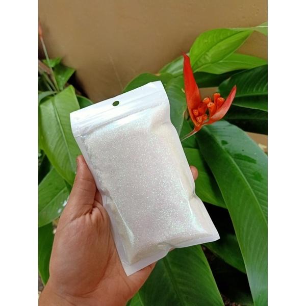 -100gram 1/128 glitter white refill / glitter white henna halus / glitter henna 0